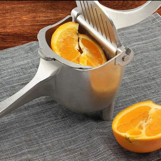 Stainless Steel Fruit Press Juicer – Heavy Duty Manual Citrus Squeezer | Lemon, Orange & Mosambi Juice Extractor