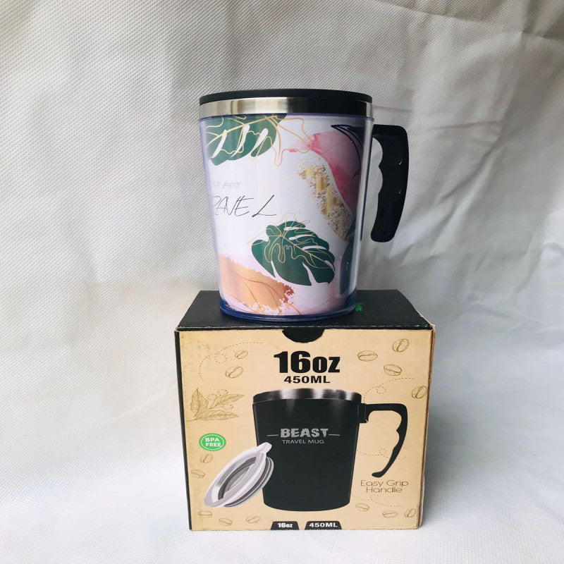 Beast Mug 450ML – Stylish Insulated Travel Mug with Lid (Leakproof)