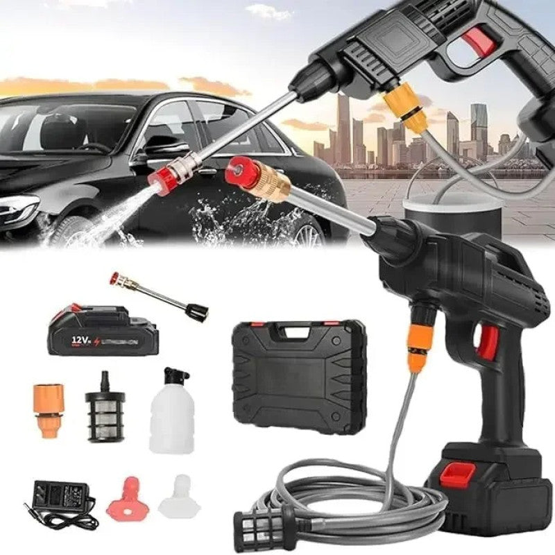 Cordless High Pressure Car Washer Gun (Single Battery) – Portable Power Cleaner