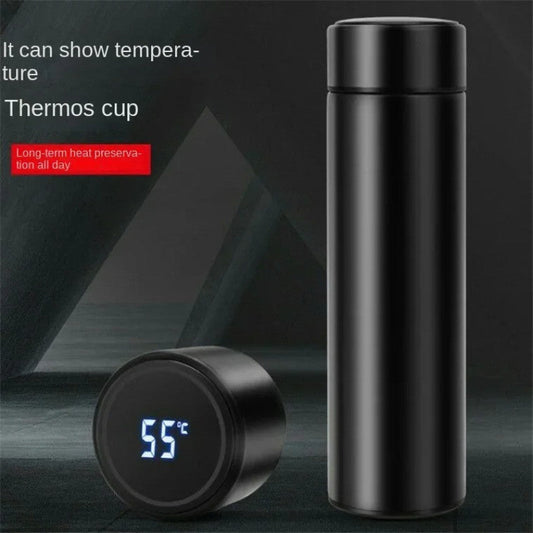 Smart Temperature Bottle – LED Display Stainless Steel Thermos (Hot & Cold)