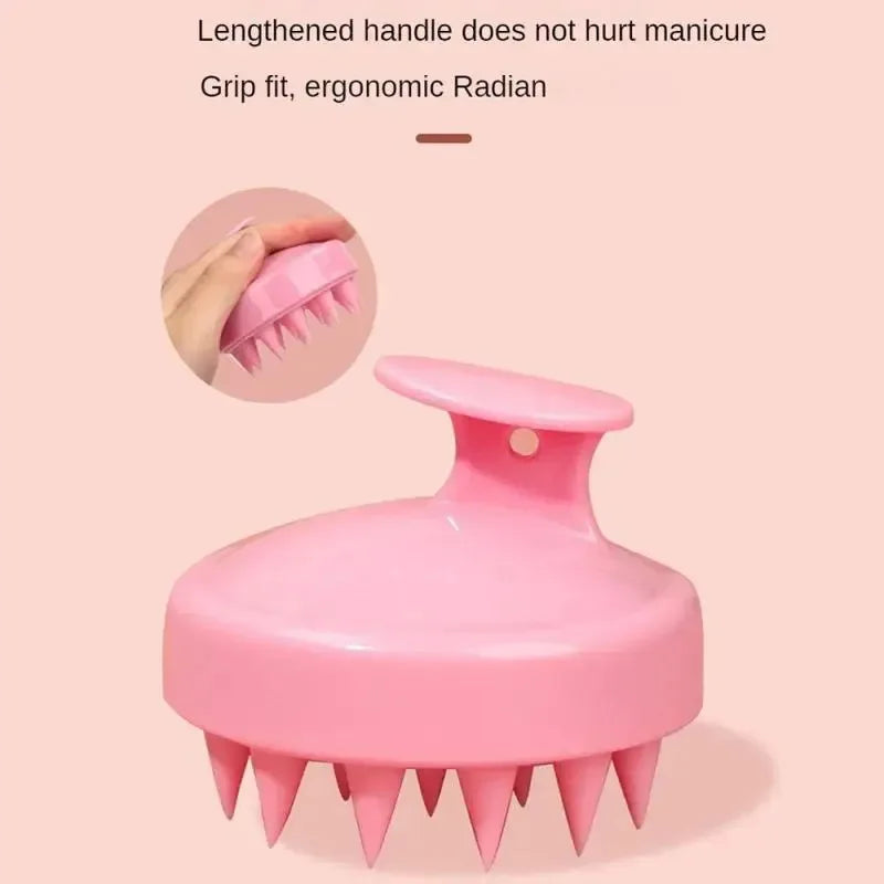 Silicone Shampoo Brush (New Model) – Scalp Massager & Hair Cleaning Brush