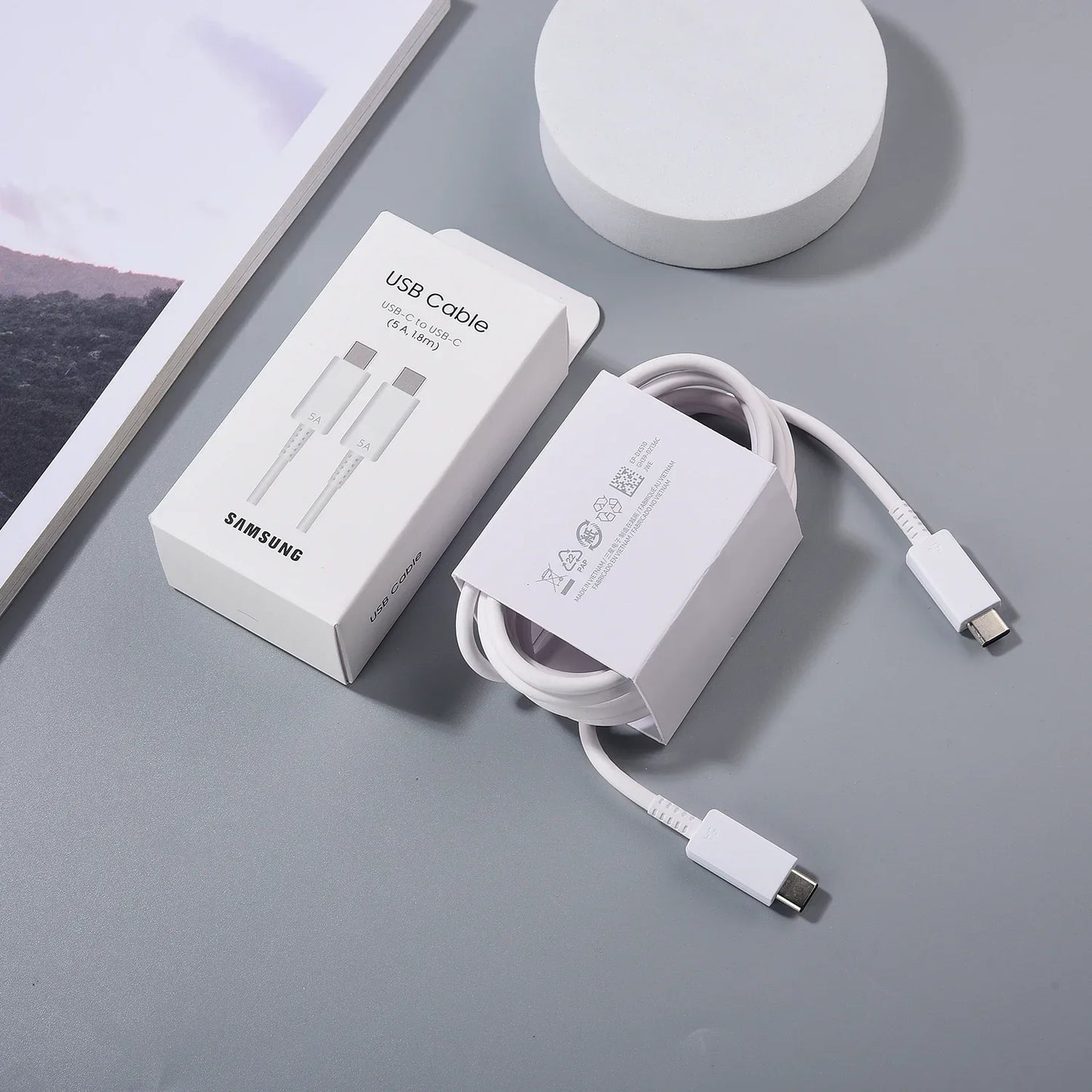 Samsung USB Type-C Cable – Fast Charging & Data Sync (Durable Original Quality)