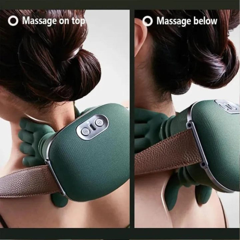 Neck & Shoulder Massager – Electric Shiatsu Massage Device with Heat Therapy