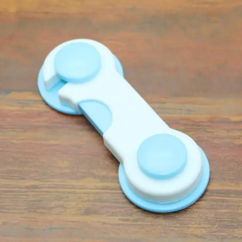 Pack of 3 Child Safety Lock (Blue) – Multi-Purpose Cabinet & Drawer Lock | Baby Safety Protector