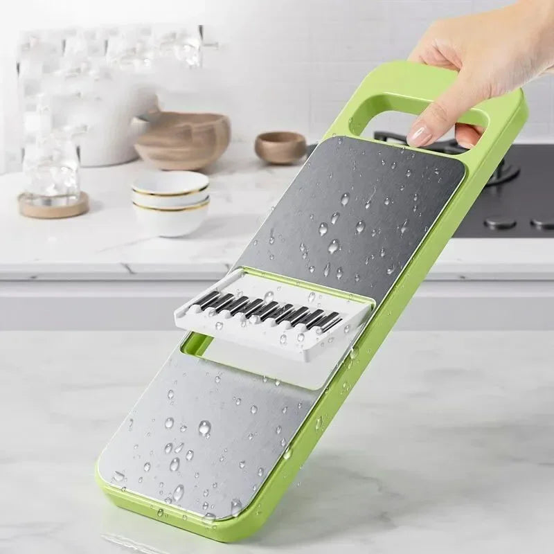 5 in 1 Vegetable Slicer Cutter – Multi Function Mandoline Slicer | Kitchen Chopper & Grater Tool