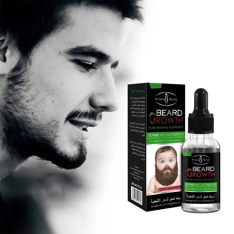 Beard Growth Oil for Men – Thick, Fuller & Strong Beard