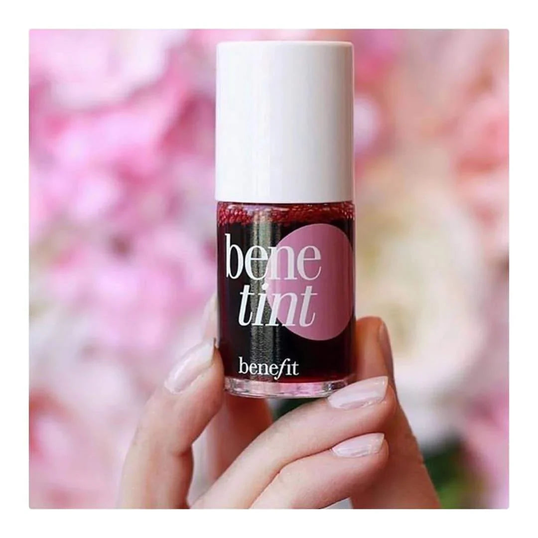 Lip & Cheek Bene Tint – Long Lasting Natural Glow Liquid Blush & Lip Color