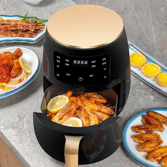 Silver Crest S-18 Air Fryer XL – Digital Touch Screen | Oil-Free Healthy Cooking (4 Presets)