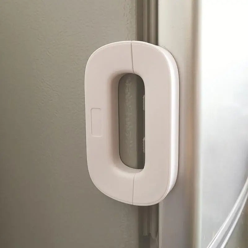 Fridge Lock – Child Safety Refrigerator Lock | Strong Adhesive No Drill Lock for Fridge