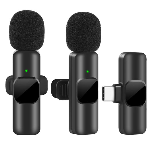 K8 Wireless Microphone – Type-C Plug & Play Mini Mic for Mobile Recording