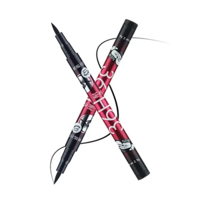 36H Waterproof Eyeliner Marker Pack of 2 – Long Lasting Smudge Proof Eye Liner Pen