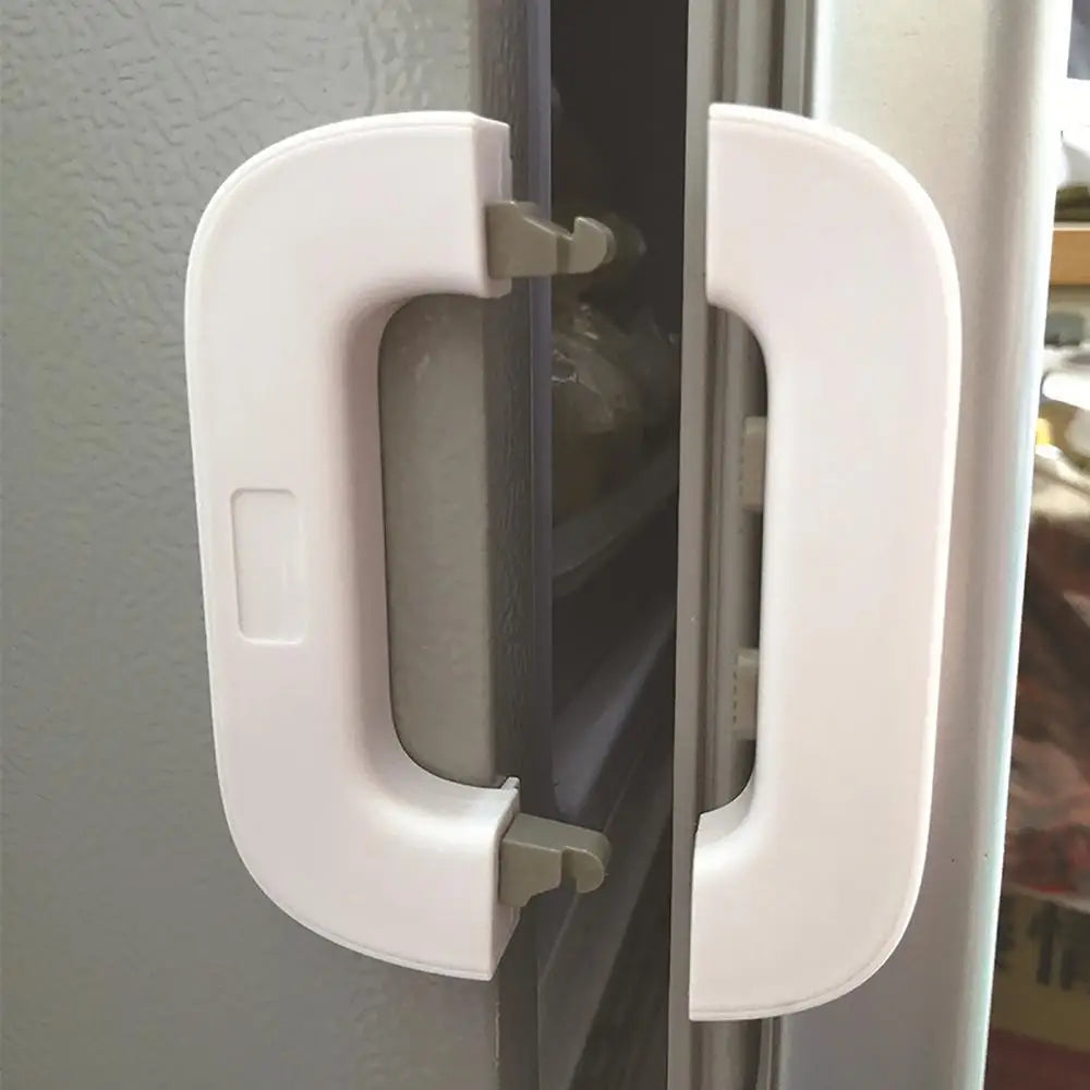 Fridge Lock – Child Safety Refrigerator Lock | Strong Adhesive No Drill Lock for Fridge