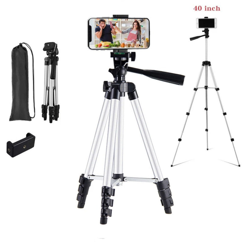Adjustable Mobile & Camera Tripod Stand – Portable Lightweight Tripod