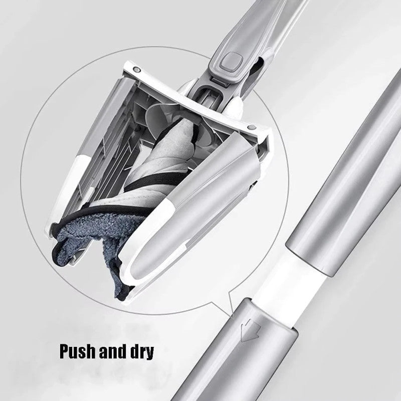 X Style Self Squeeze Mop – Hands-Free Flat Mop with Automatic Drying System