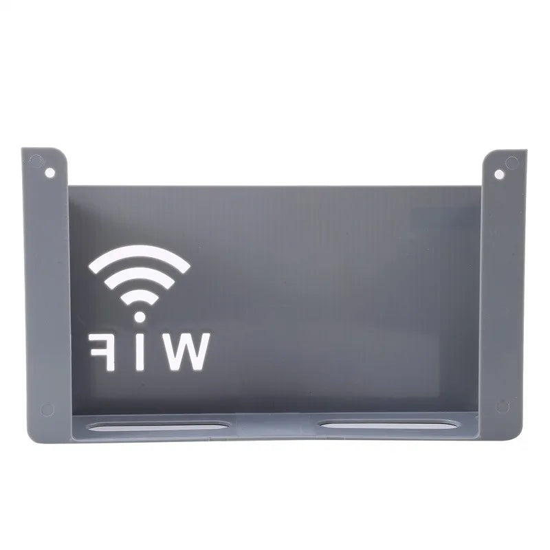 Wall Mounted WiFi Router Storage Box – Cable Organizer & Router Shelf