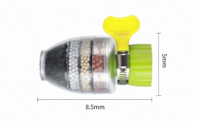 Stone Faucet Water Filter – Multi Layer Tap Filter | Clean & Purify Kitchen Water (Universal Fit)