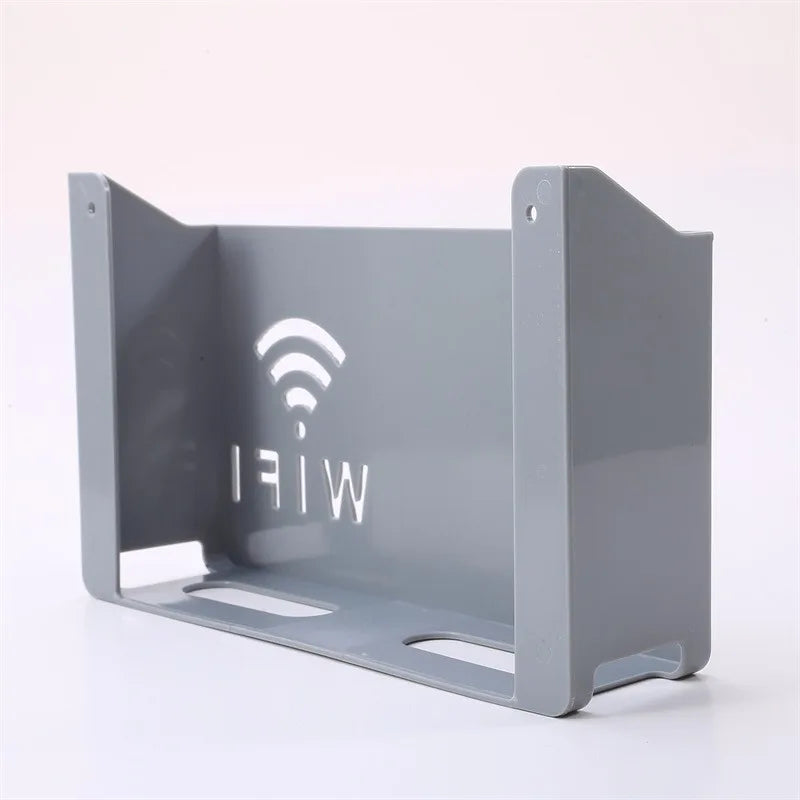 Wall Mounted WiFi Router Storage Box – Cable Organizer & Router Shelf