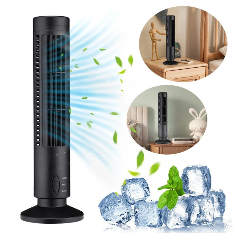 Portable Tower Fan – Slim Mini Cooling Fan | Quiet Air Circulator for Home & Office