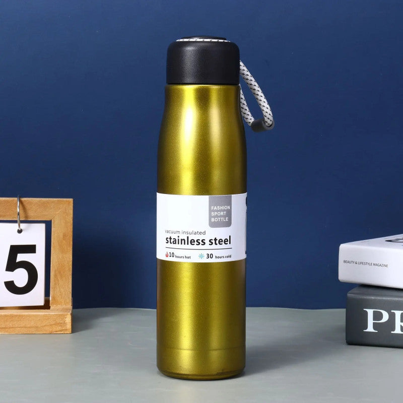 Sport Vacuum Bottle 550ML – Stainless Steel Insulated Water Bottle (Hot & Cold)