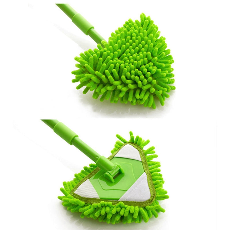 Mini Triangle Mop 360° Rotating Head – Corner Cleaning Floor Mop with Extendable Handle