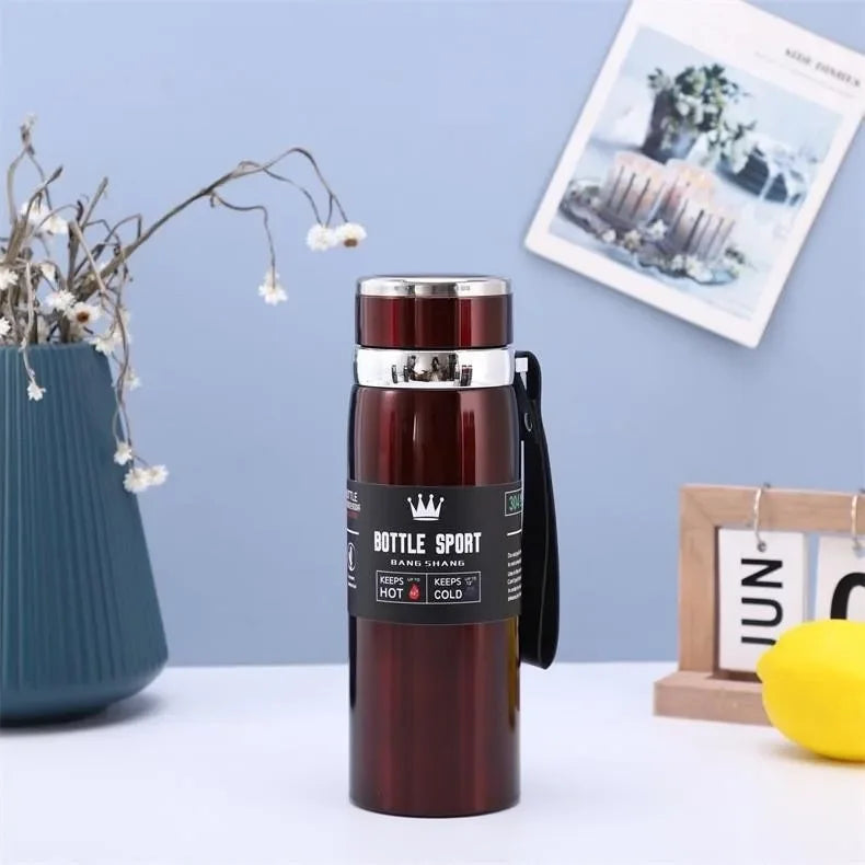 800ML Stainless Steel Water Bottle – Insulated Hot & Cold Sport Bottle