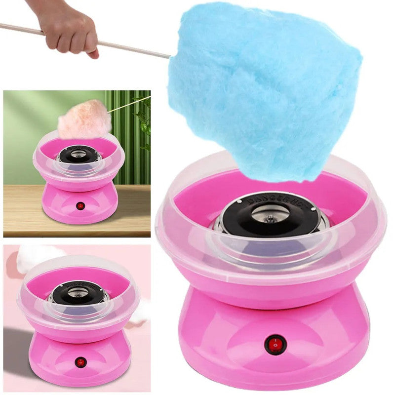 Electric Cotton Candy Machine – Mini Sugar Floss Maker for Kids & Parties