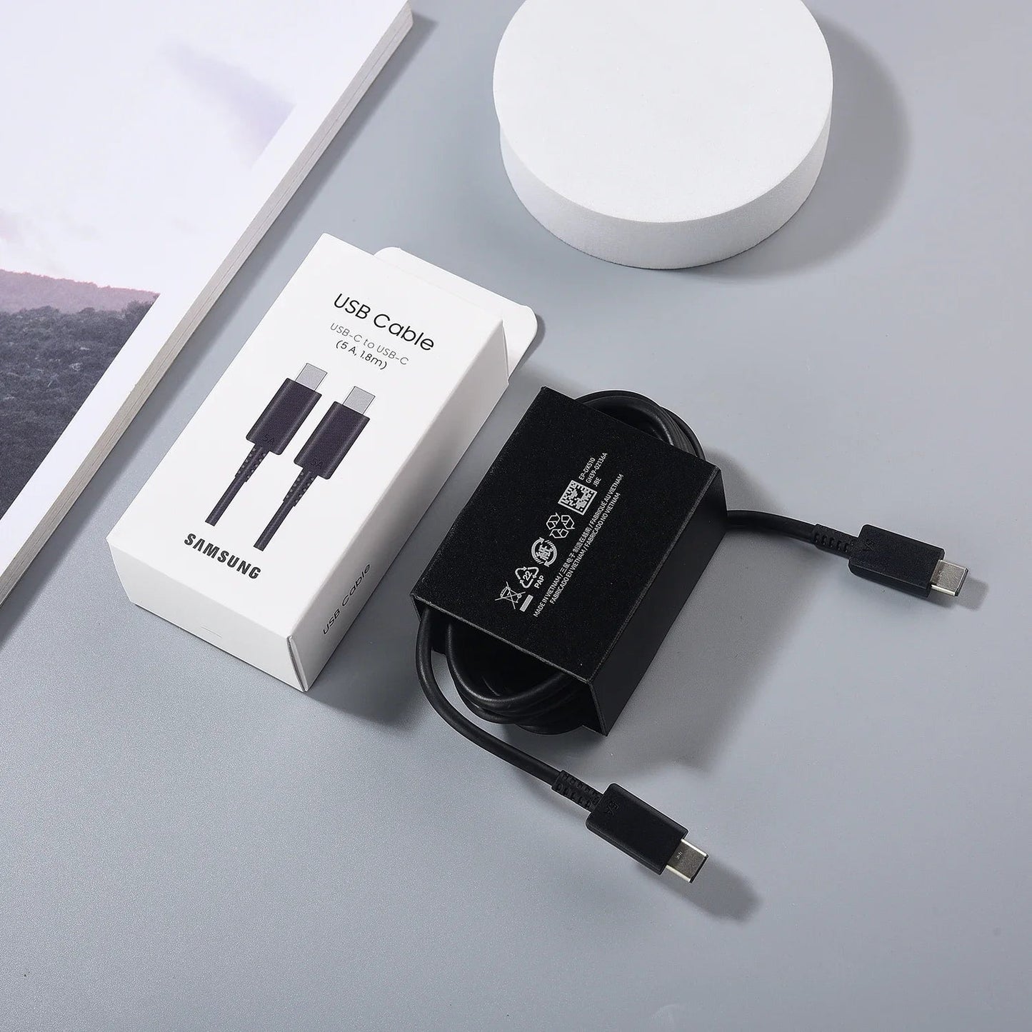 Samsung USB Type-C Cable – Fast Charging & Data Sync (Durable Original Quality)