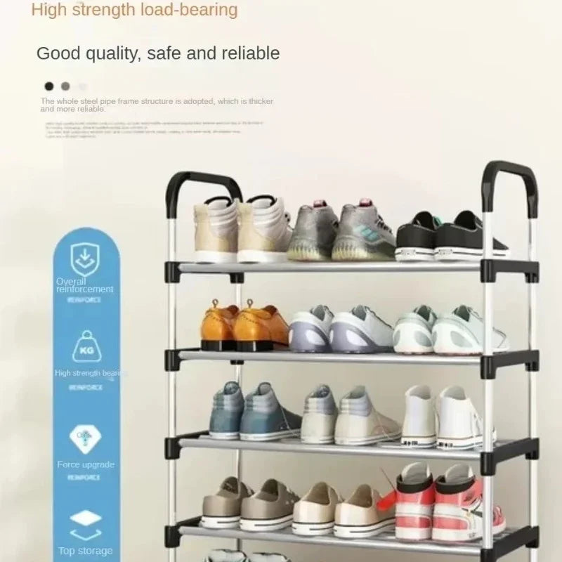 6 Layer Steel Shoe Rack – Heavy Duty Multi-Tier Shoe Organizer