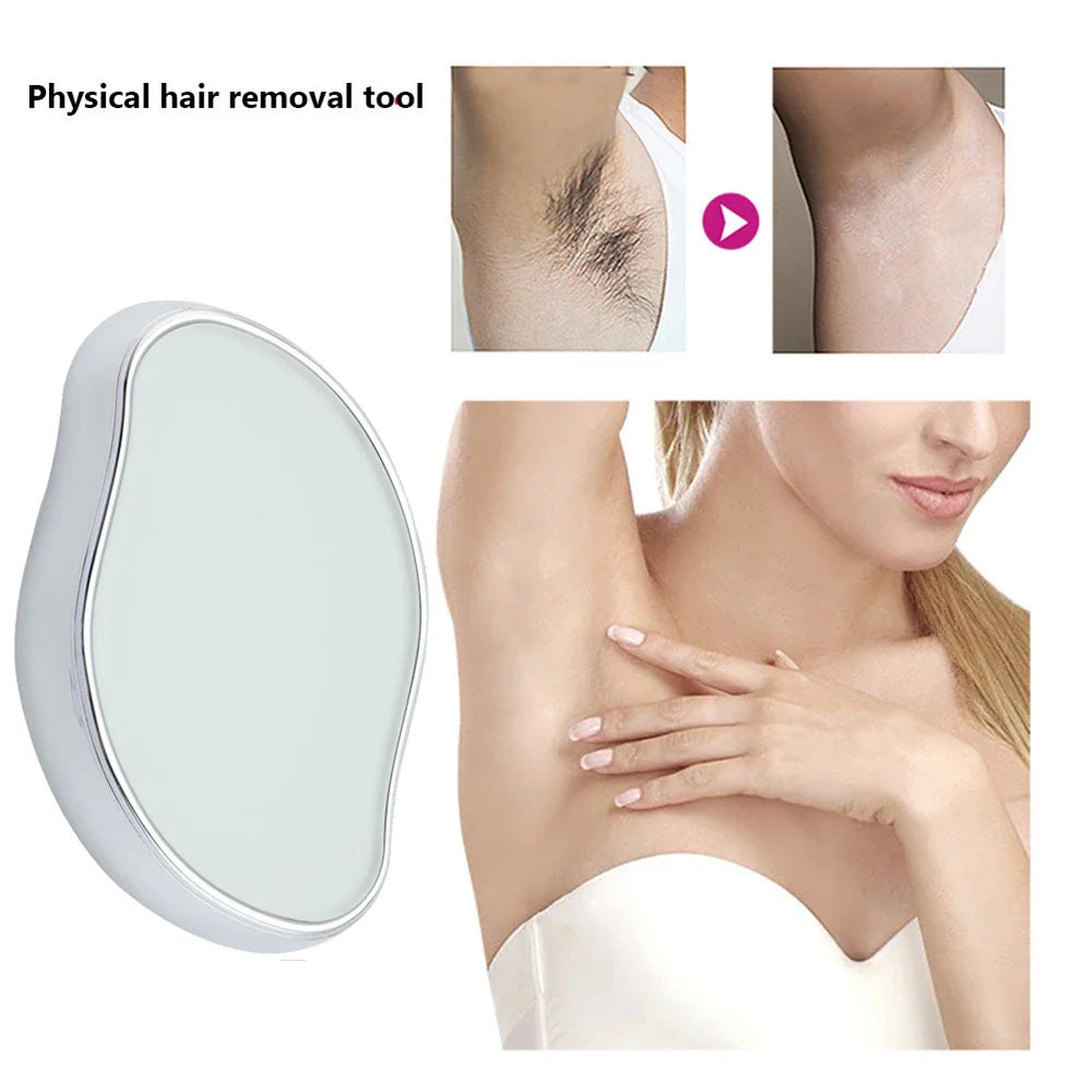 Crystal Hair Remover – Painless Nano Glass Hair Removal Tool for Smooth Skin