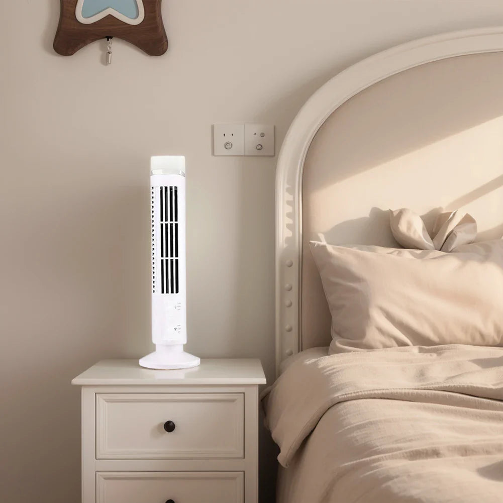 Portable Tower Fan – Slim Mini Cooling Fan | Quiet Air Circulator for Home & Office