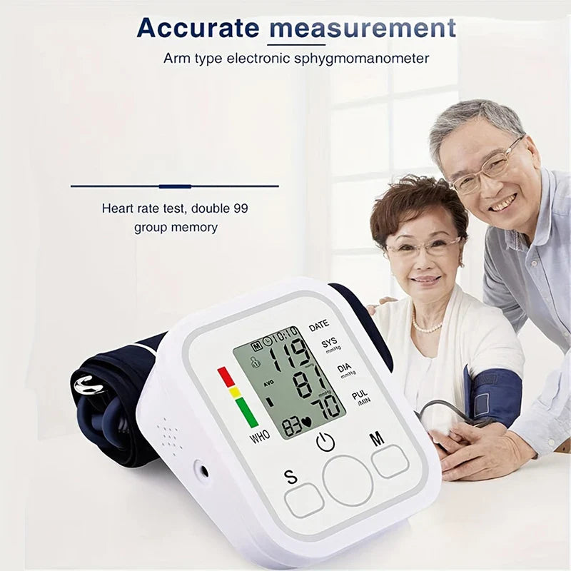 Digital Blood Pressure Monitor – Fully Automatic BP Machine with LCD Display