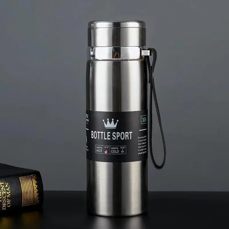 800ML Stainless Steel Water Bottle – Insulated Hot & Cold Sport Bottle