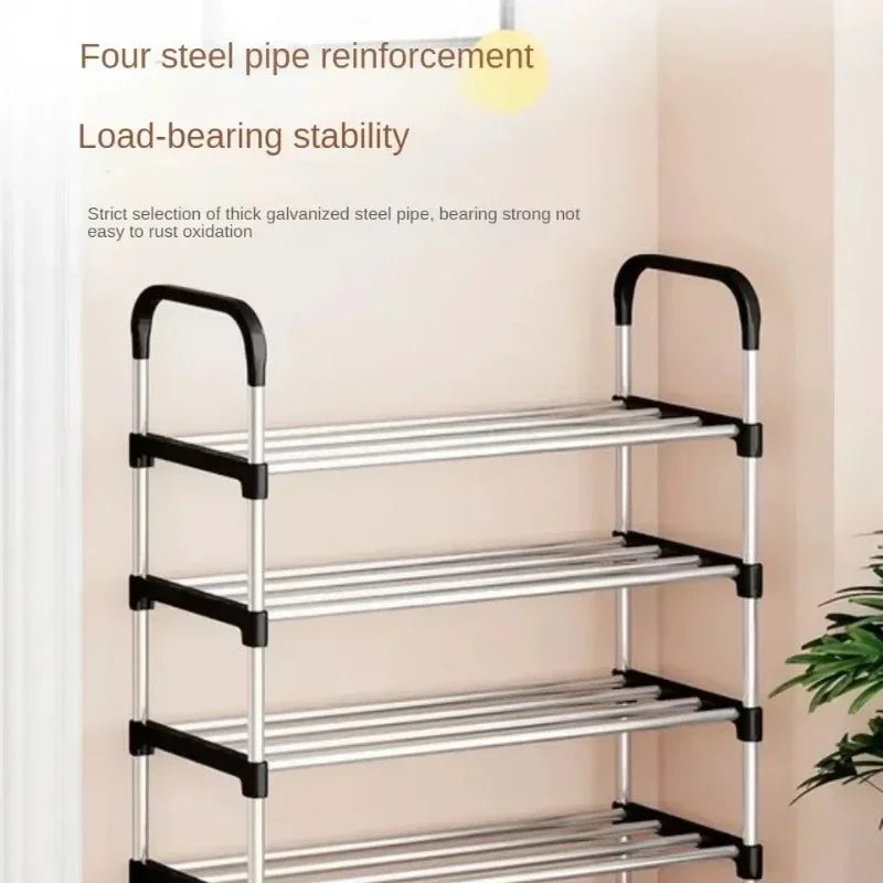 6 Layer Steel Shoe Rack – Heavy Duty Multi-Tier Shoe Organizer