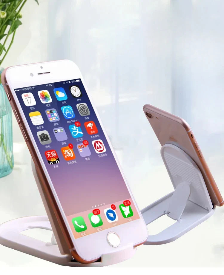 Chair Mobile Stand – Foldable Adjustable Phone Holder for Desk & Table