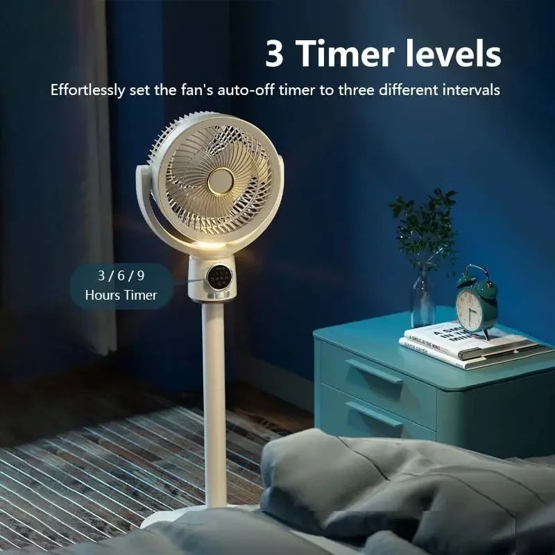 Air Circulation Fan (Jumbo) – Powerful Stand Fan | 360° Cooling Airflow for Home & Office