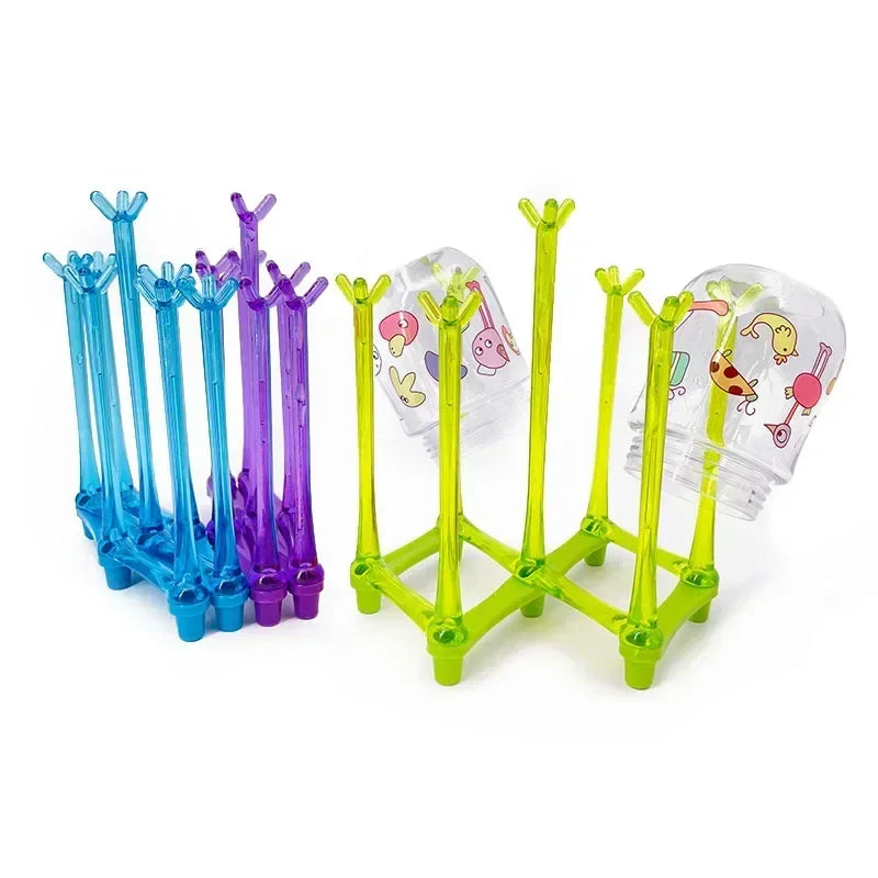 Glass Drying Stand – Plastic Cup Holder Rack | Kitchen Glass Organizer & Drain Stand
