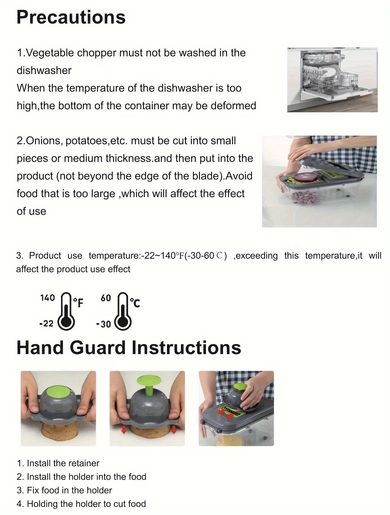 22 in 1 Mandoline Vegetable Chopper – Multi Cutter, Slicer & Grater | Kitchen Food Processor