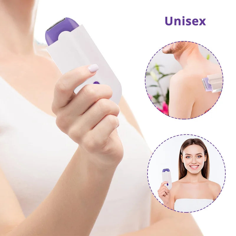 Yes Finish Hair Remover – Painless Electric Shaver for Face & Body (USB Rechargeable)