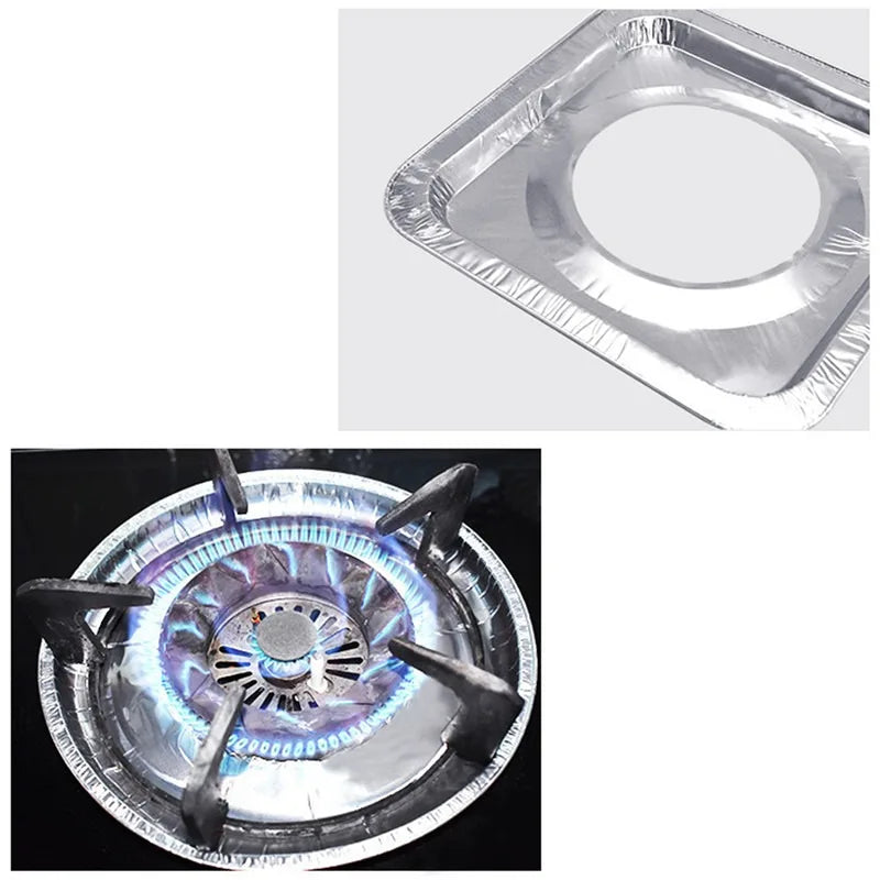 Disposable Gas Stove Covers (10pcs) – Oil-Proof Burner Protectors