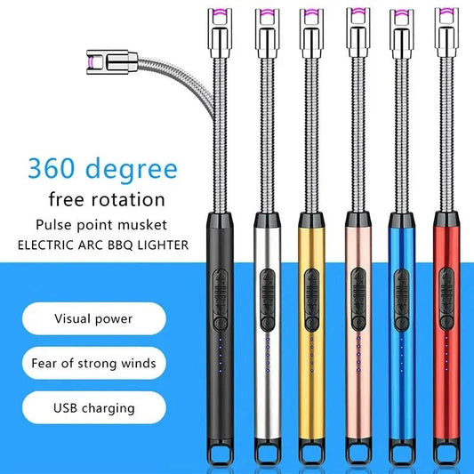 USB Electric Arc Lighter – Rechargeable Windproof Plasma Lighter