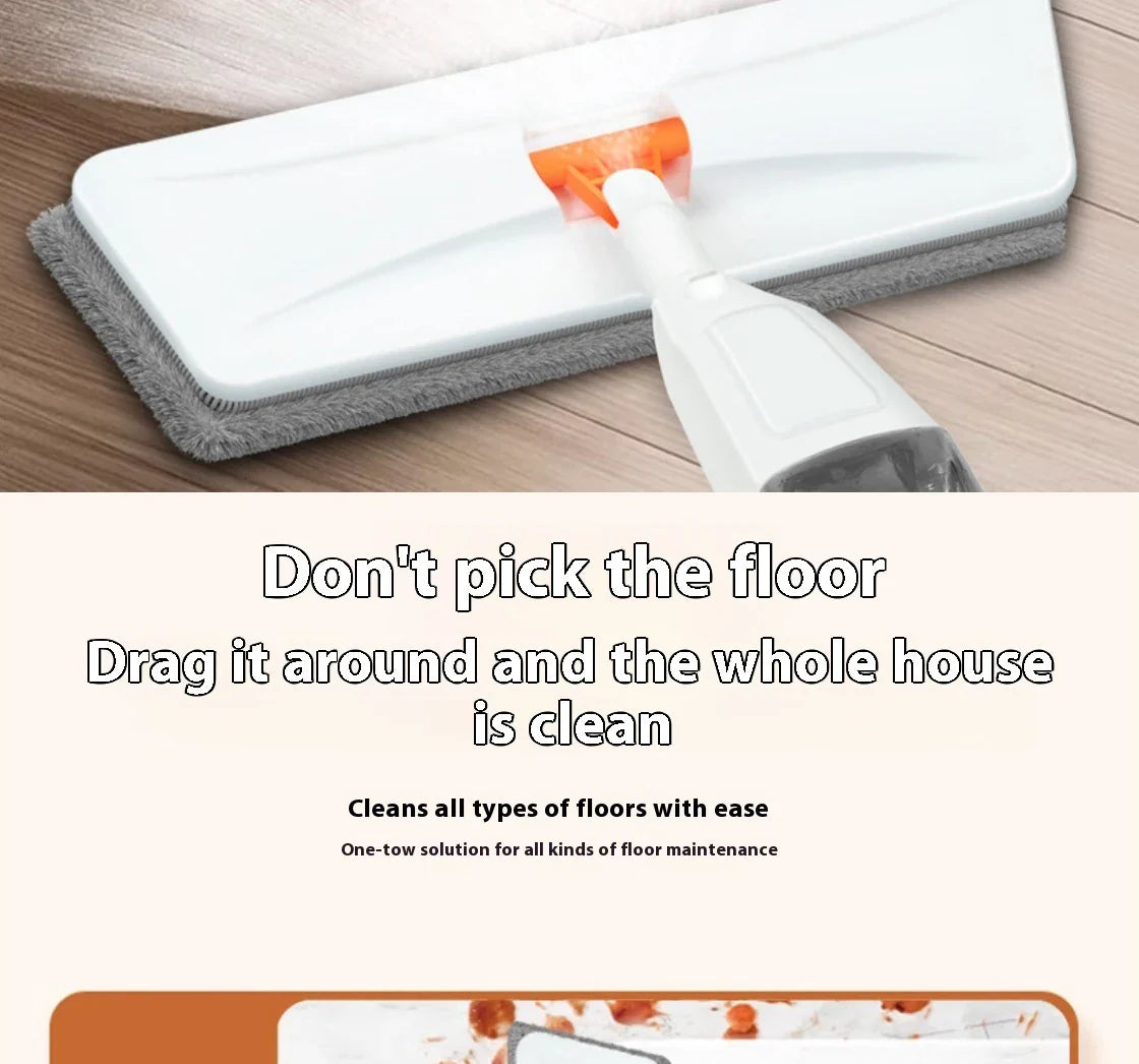 Spray Mop Aurora – Flat Floor Cleaner with Built-in Water Spray | Reusable Microfiber Mop