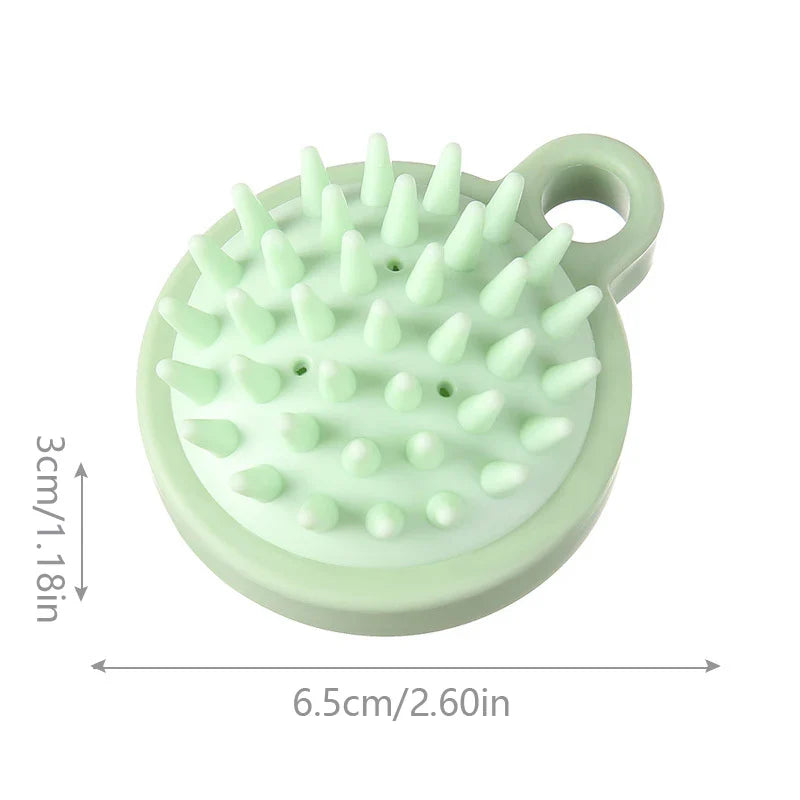 Pack of 2 Silicone Scalp Massage Shampoo Brush – Soft Hair & Scalp Cleaner