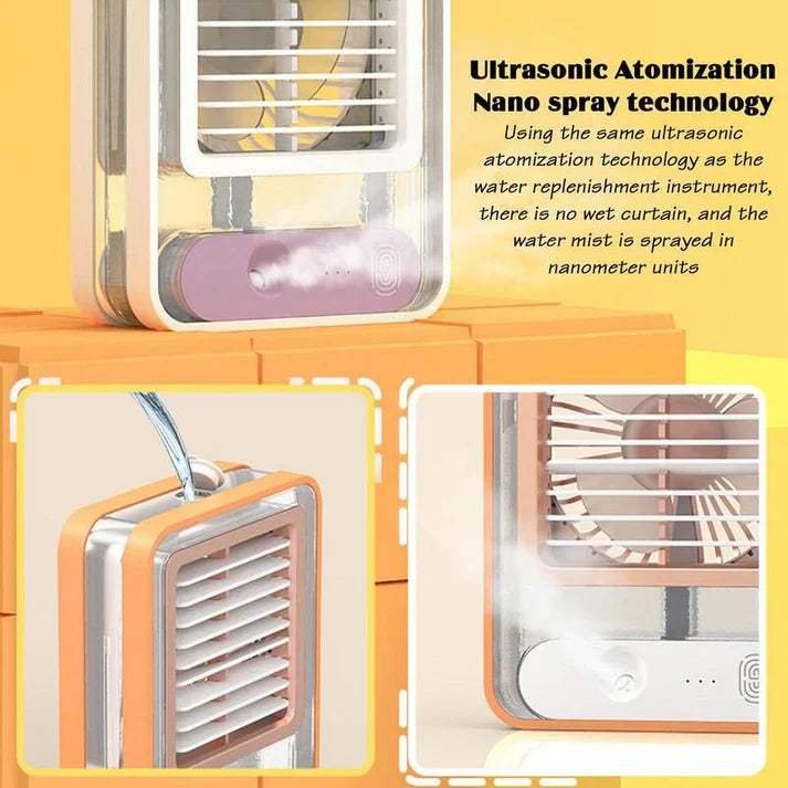 Portable Air Cooler & Desktop Cooling Fan