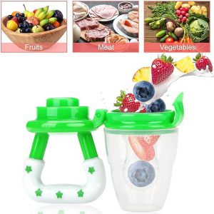 2-in-1 Baby Silicone Fresh Fruit Feeder & Infant Teething Pacifier