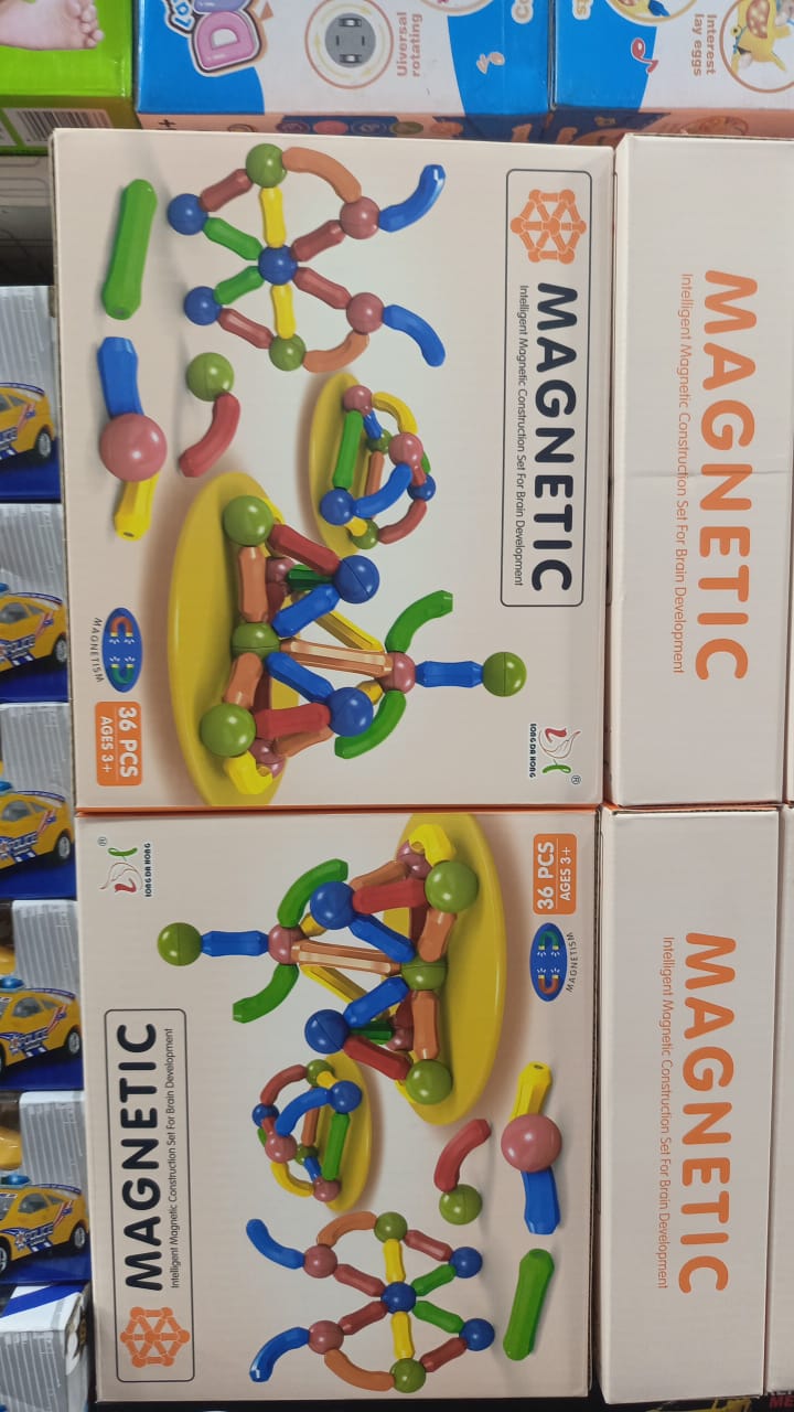Kids Magnetic Building Blocks – STEM Educational Balls & Rods Toy Set