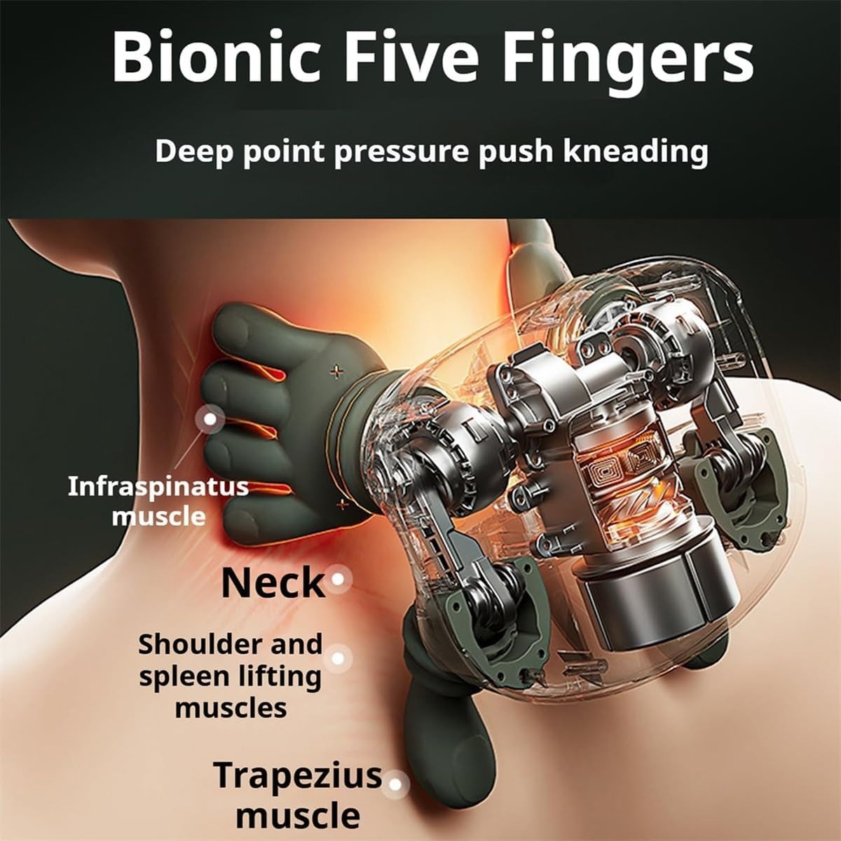 Ultra-Portable Pro Massager – Deep Tissue Neck, Back & Shoulder Relief with Heat Therapy