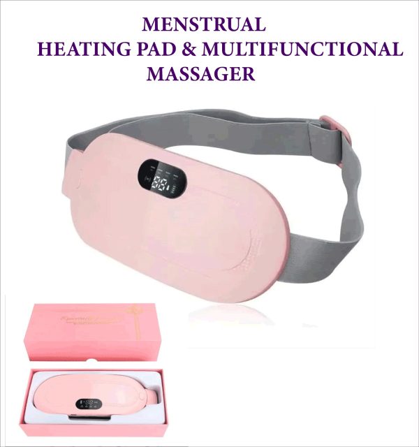 Portable Smart Heating Pad & Multifunctional Massager – Period Pain Relief Belt