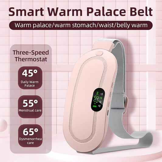 Portable Smart Heating Pad & Multifunctional Massager – Period Pain Relief Belt