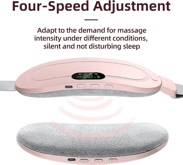 Portable Smart Heating Pad & Multifunctional Massager – Period Pain Relief Belt