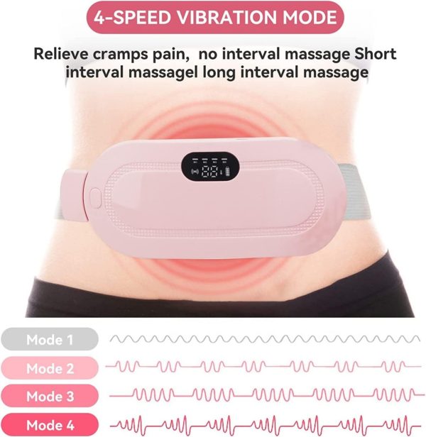 Portable Smart Heating Pad & Multifunctional Massager – Period Pain Relief Belt